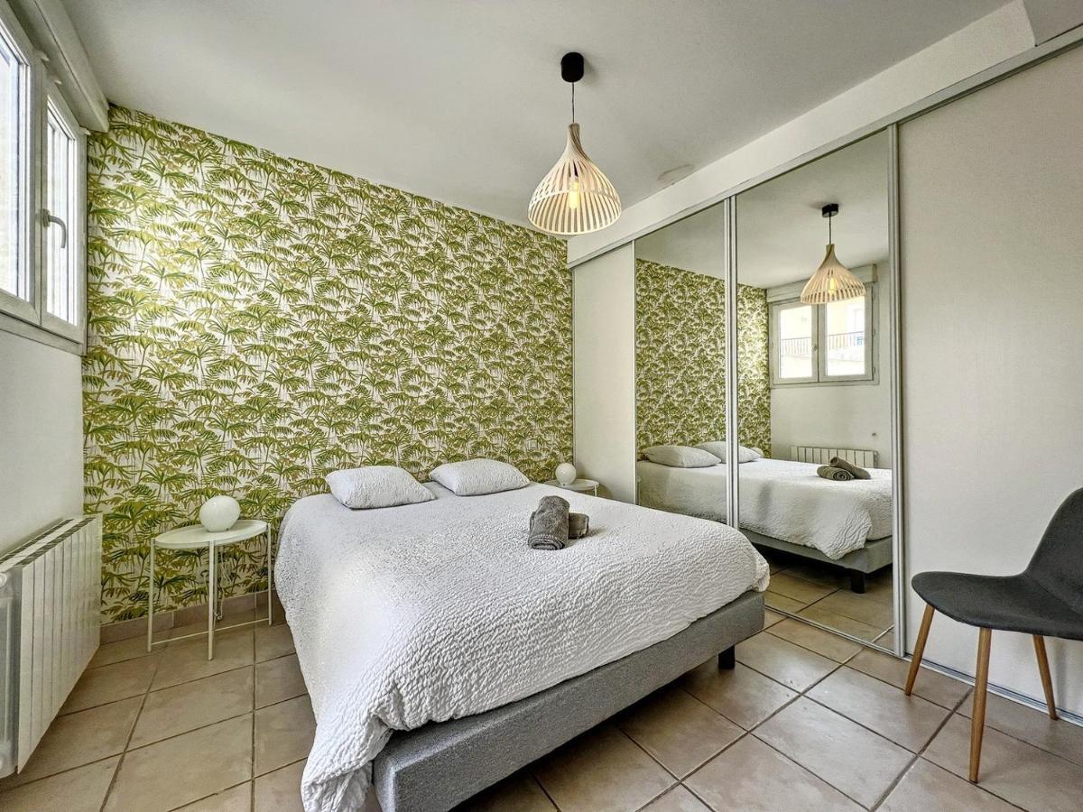 Appart T3 Le Patio - Avec Terrasse Boujan-sur-Libron Kültér fotó